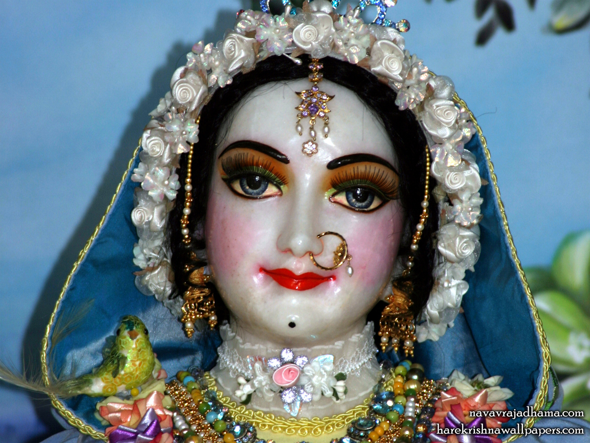 Sri Radha Close up Wallpaper (034) Size 1152x864 Download