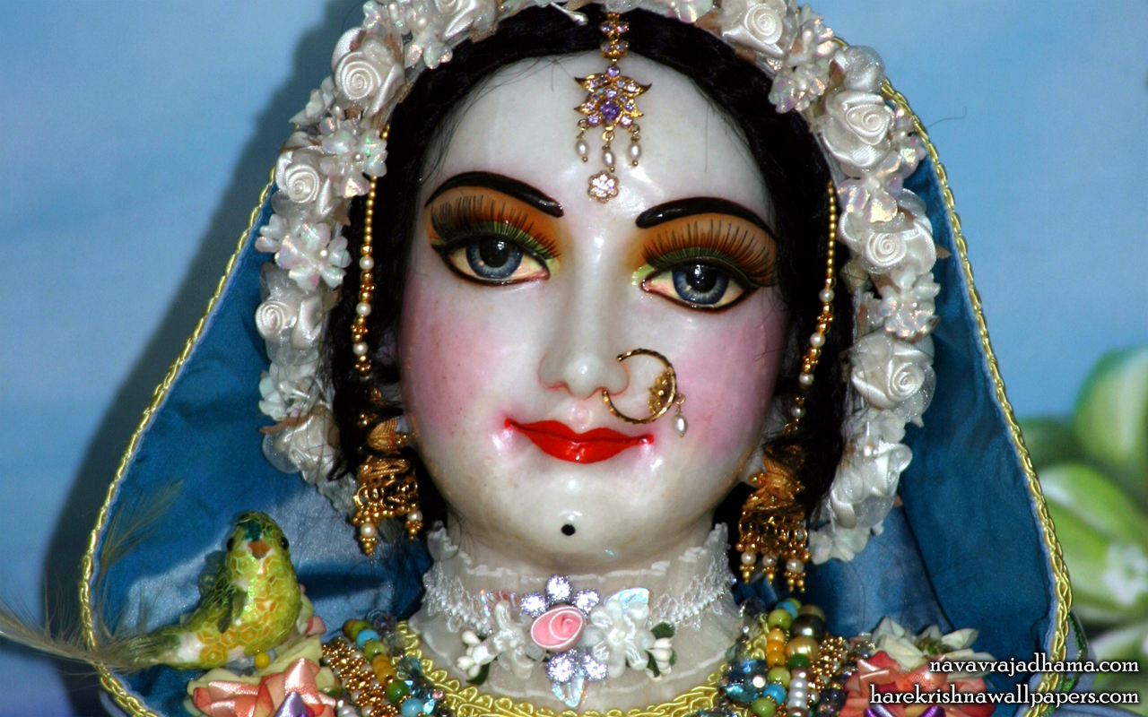 Sri Radha Close up Wallpaper (034) Size 1280x800 Download