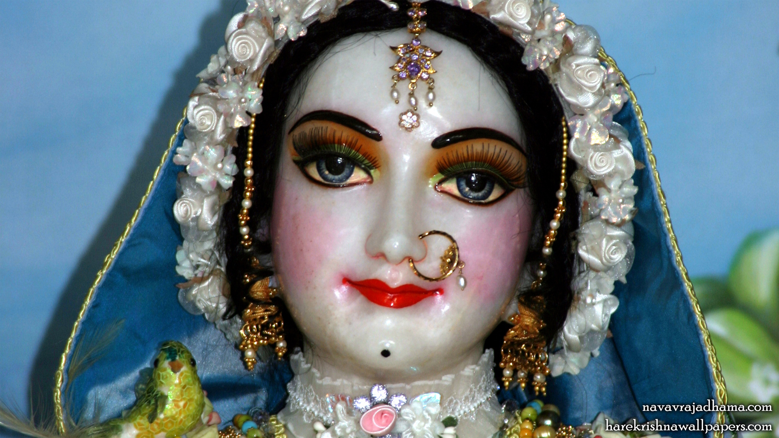 Sri Radha Close up Wallpaper (034) Size 1600x900 Download