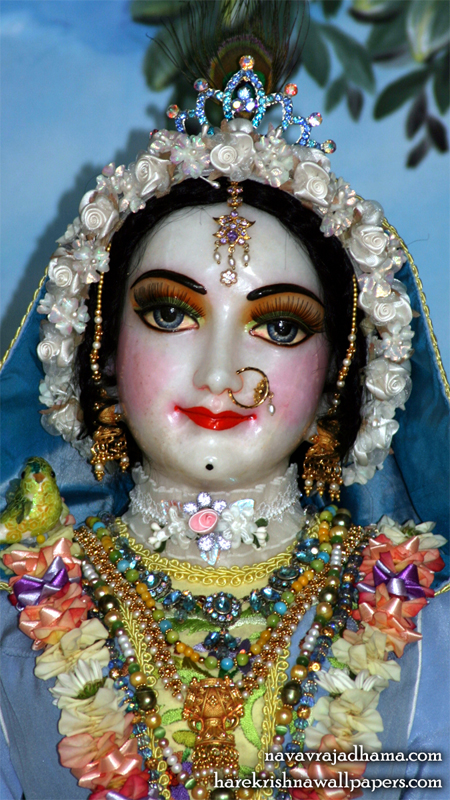 Sri Radha Close up Wallpaper (034) Size 450x800 Download