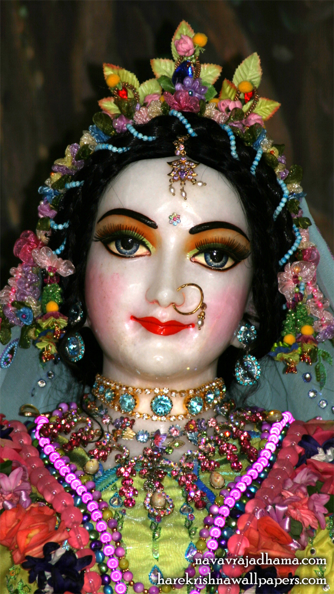 Sri Radha Close up Wallpaper (035) Size 675x1200 Download
