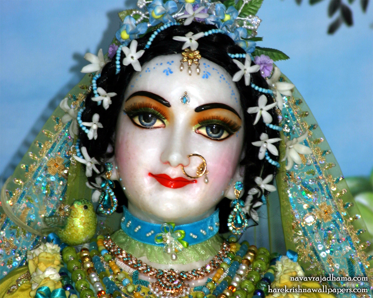 Sri Radha Close up Wallpaper (036) Size 1280x1024 Download