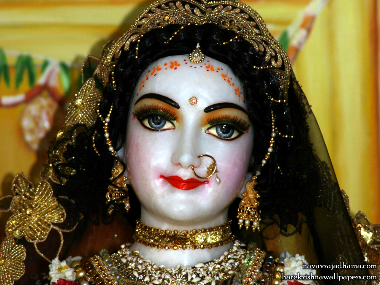 Sri Radha Close up Wallpaper (037) Size 1280x960 Download