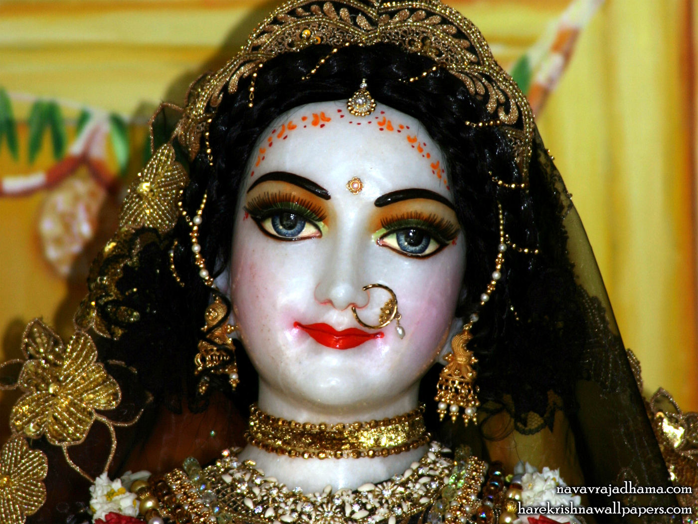 Sri Radha Close up Wallpaper (037) Size 1400x1050 Download
