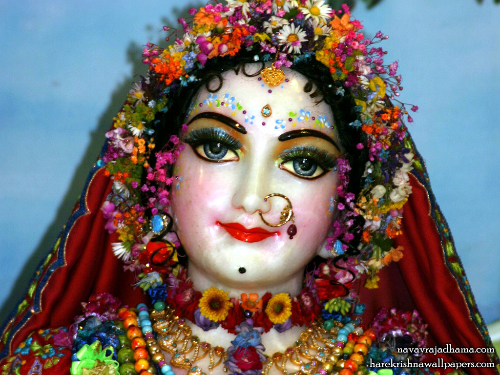 Sri Radha Close up Wallpaper (038) Size 1024x768 Download