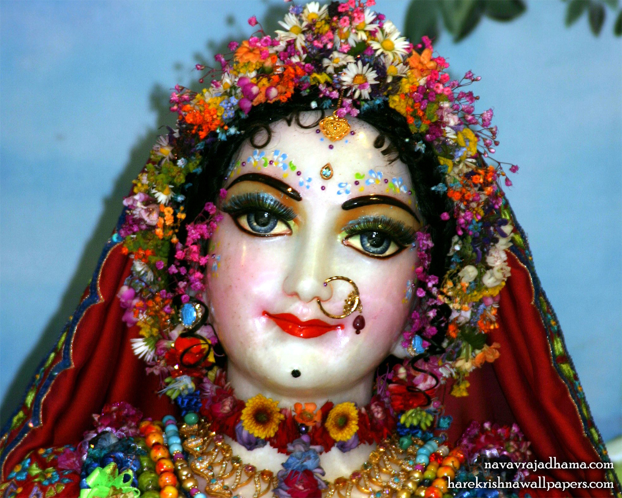 Sri Radha Close up Wallpaper (038) Size 1280x1024 Download