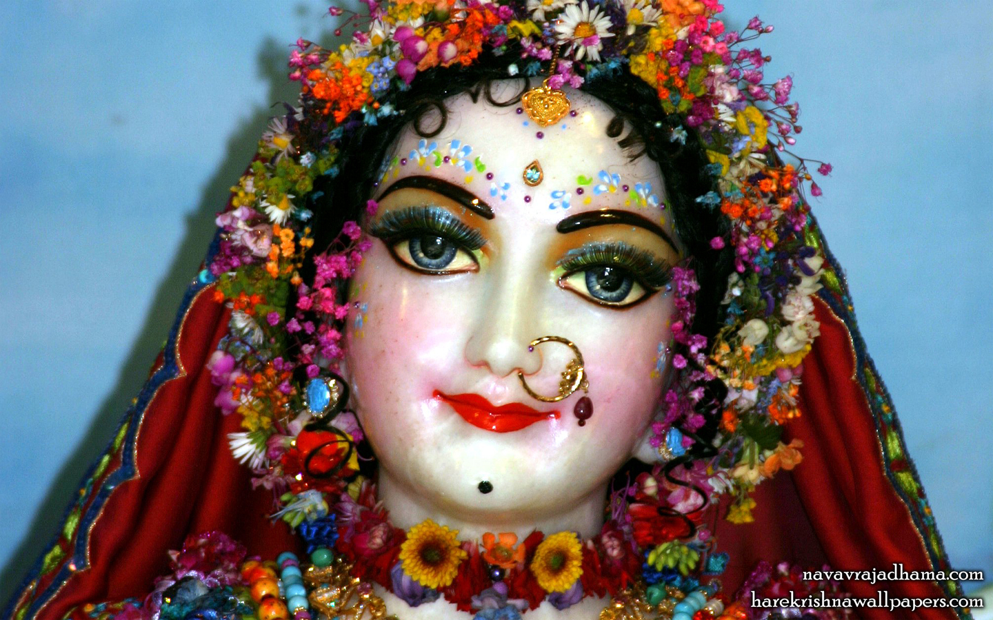 Sri Radha Close up Wallpaper (038) Size 1440x900 Download