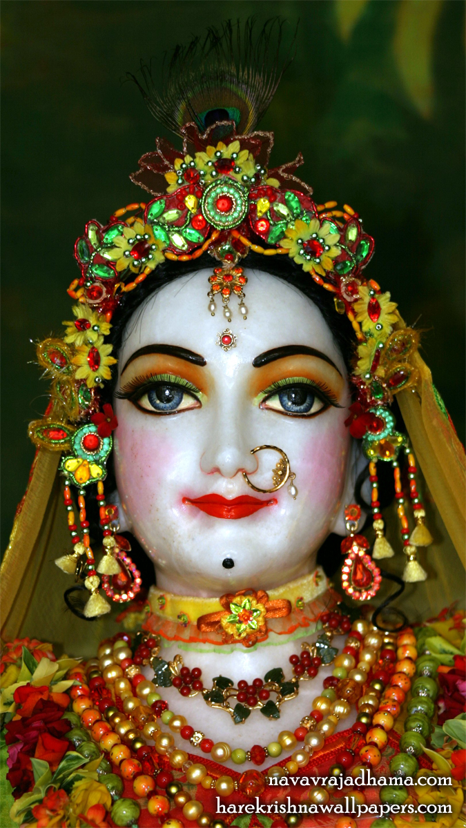 Sri Radha Close up Wallpaper (039) Size 675x1200 Download