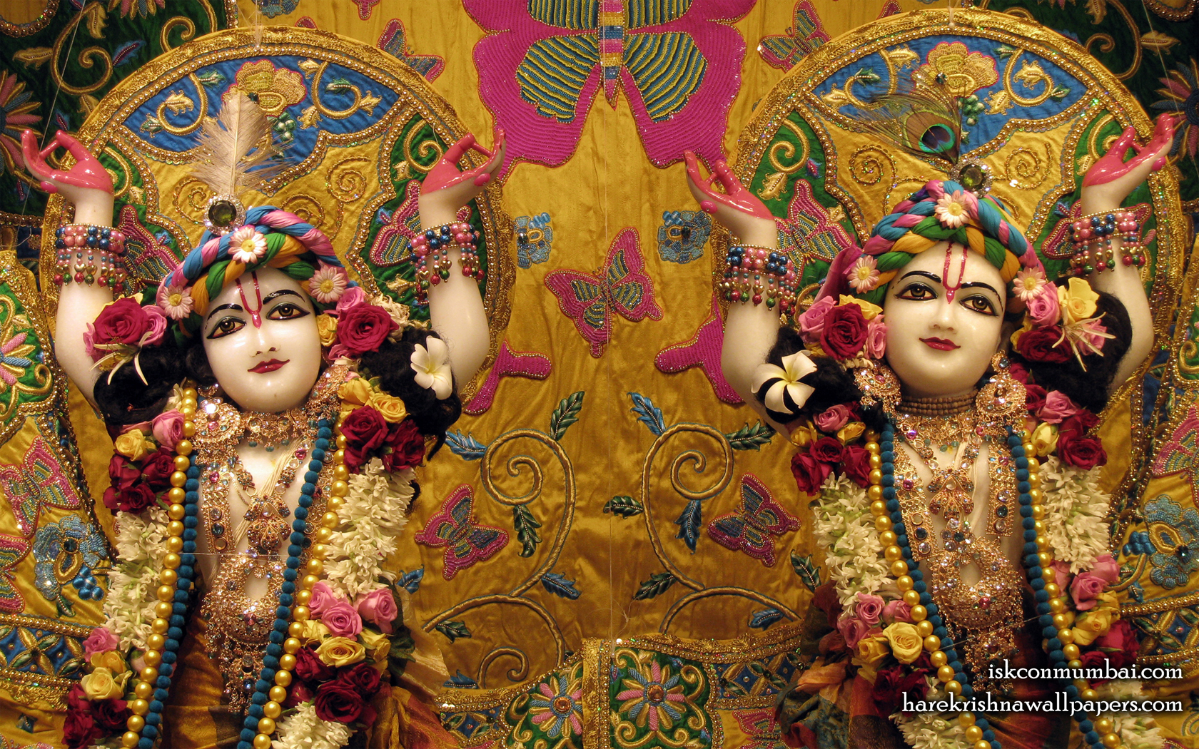 Sri Sri Gaura Nitai Close up Wallpaper (001) Size 1680x1050 Download