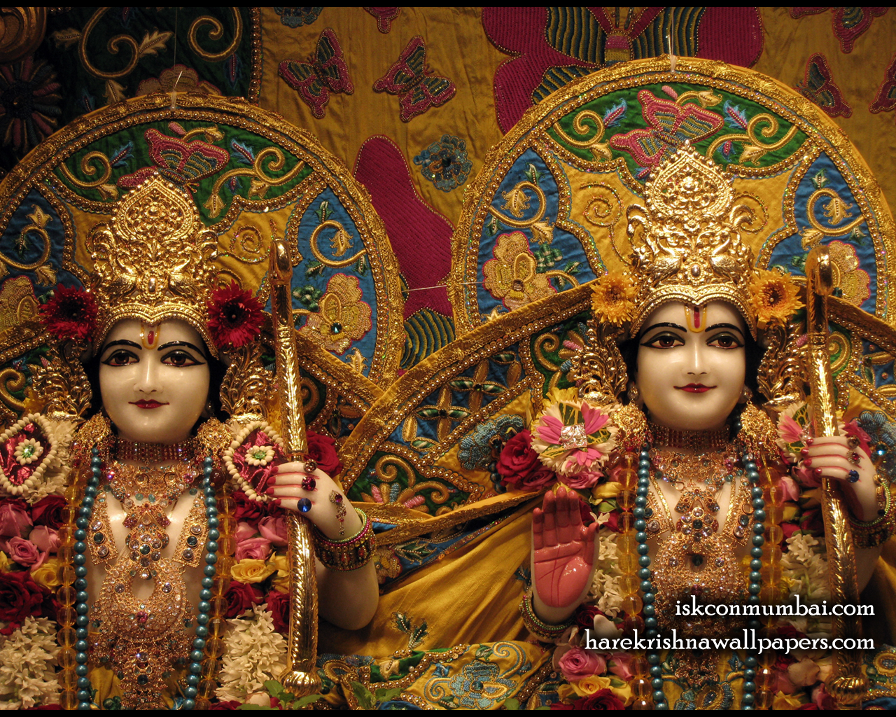 Sri Sri Rama Laxman Close up Wallpaper (001) Size 1280x1024 Download
