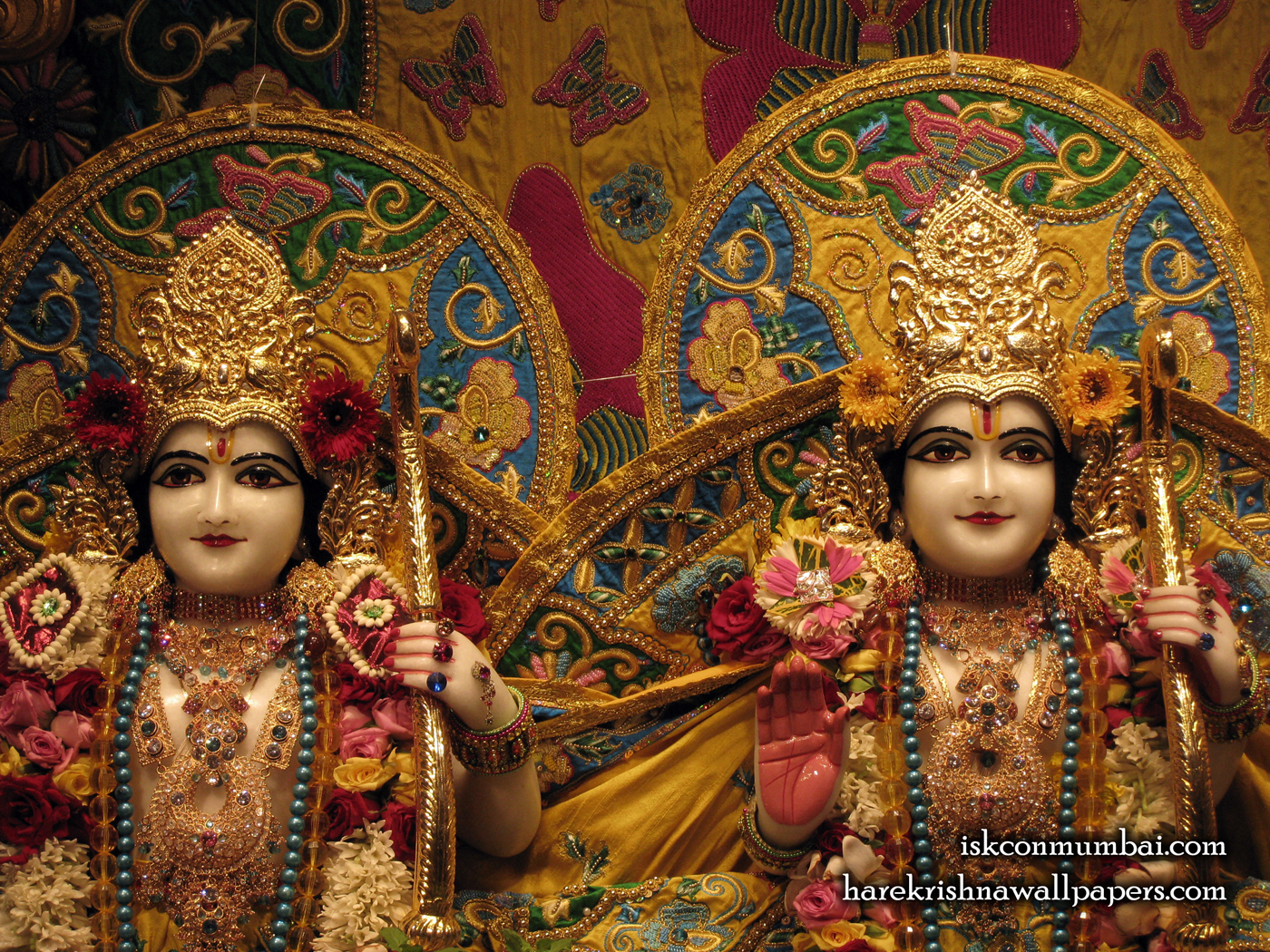 Sri Sri Rama Laxman Close up Wallpaper (001) Size 1400x1050 Download