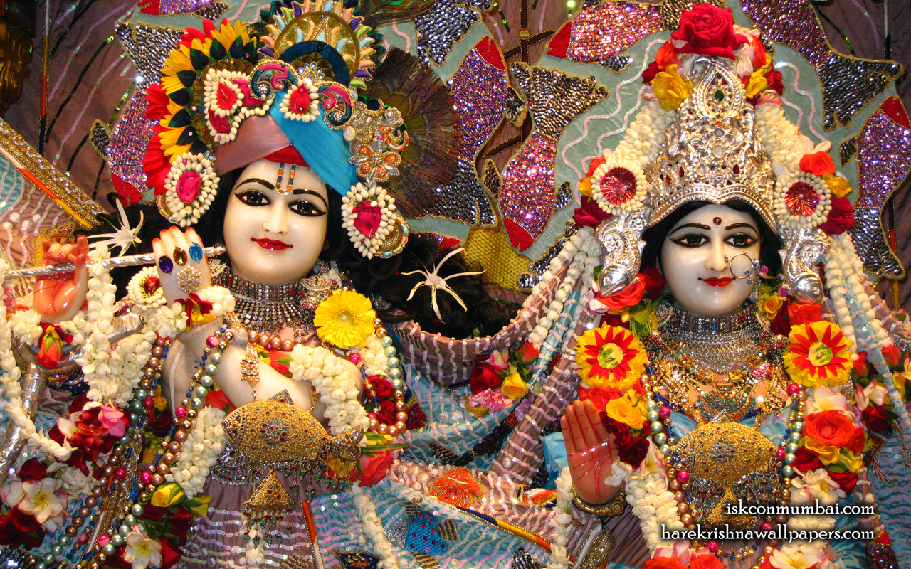 Sri Sri Radha Rasabihari Close up Wallpaper (002) Size 1280x800 Download