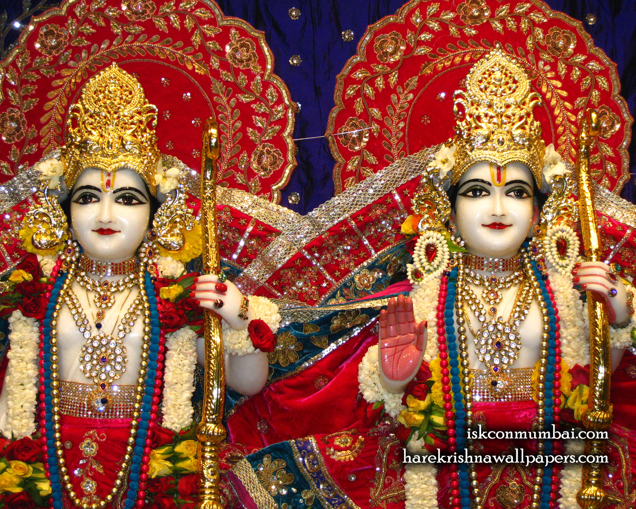Sri Sri Rama Laxman Close up Wallpaper (002) Size 1280x1024 Download