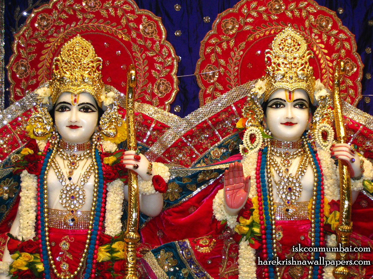 Sri Sri Rama Laxman Close up Wallpaper (002) Size 1280x960 Download