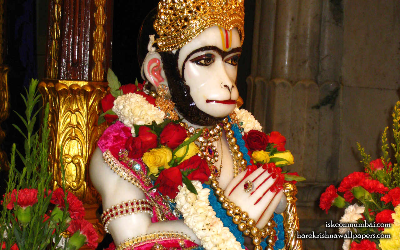 Sri Hanuman Face Wallpaper (003) Size 1280x800 Download