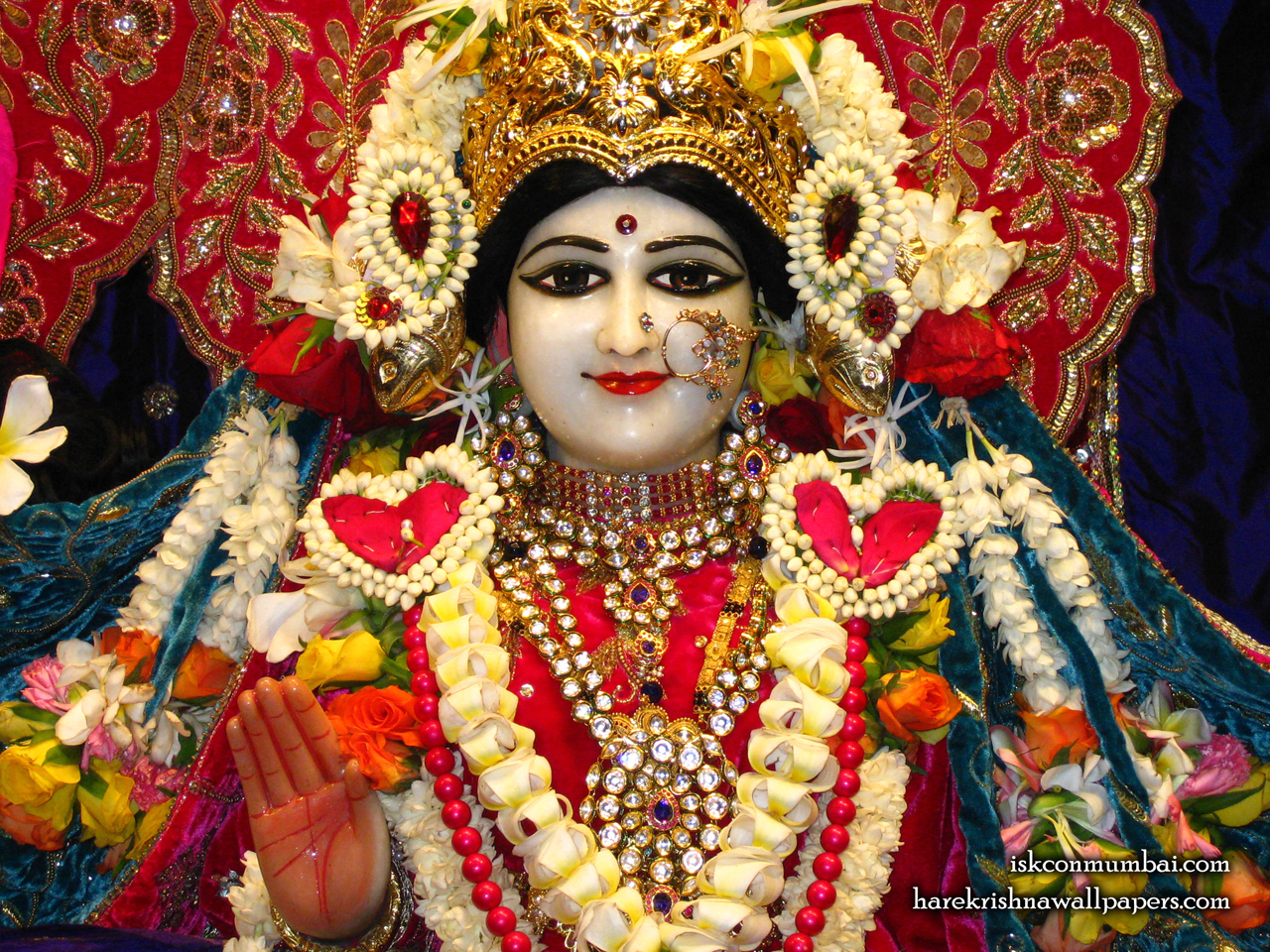 Sri Radha Face Wallpaper (003) Size 1280x960 Download