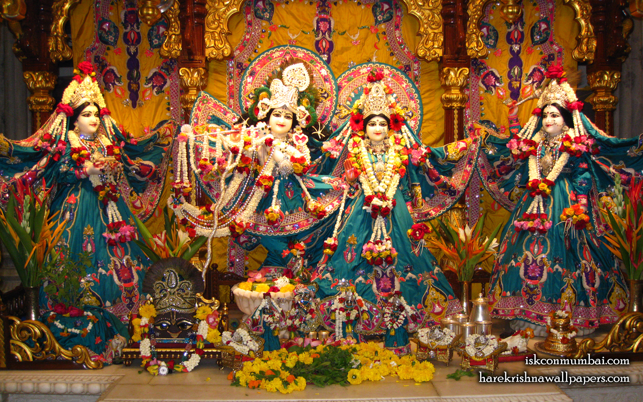 Sri Sri Radha Rasabihari Lalita Vishakha Wallpaper (003) Size 1280x800 Download