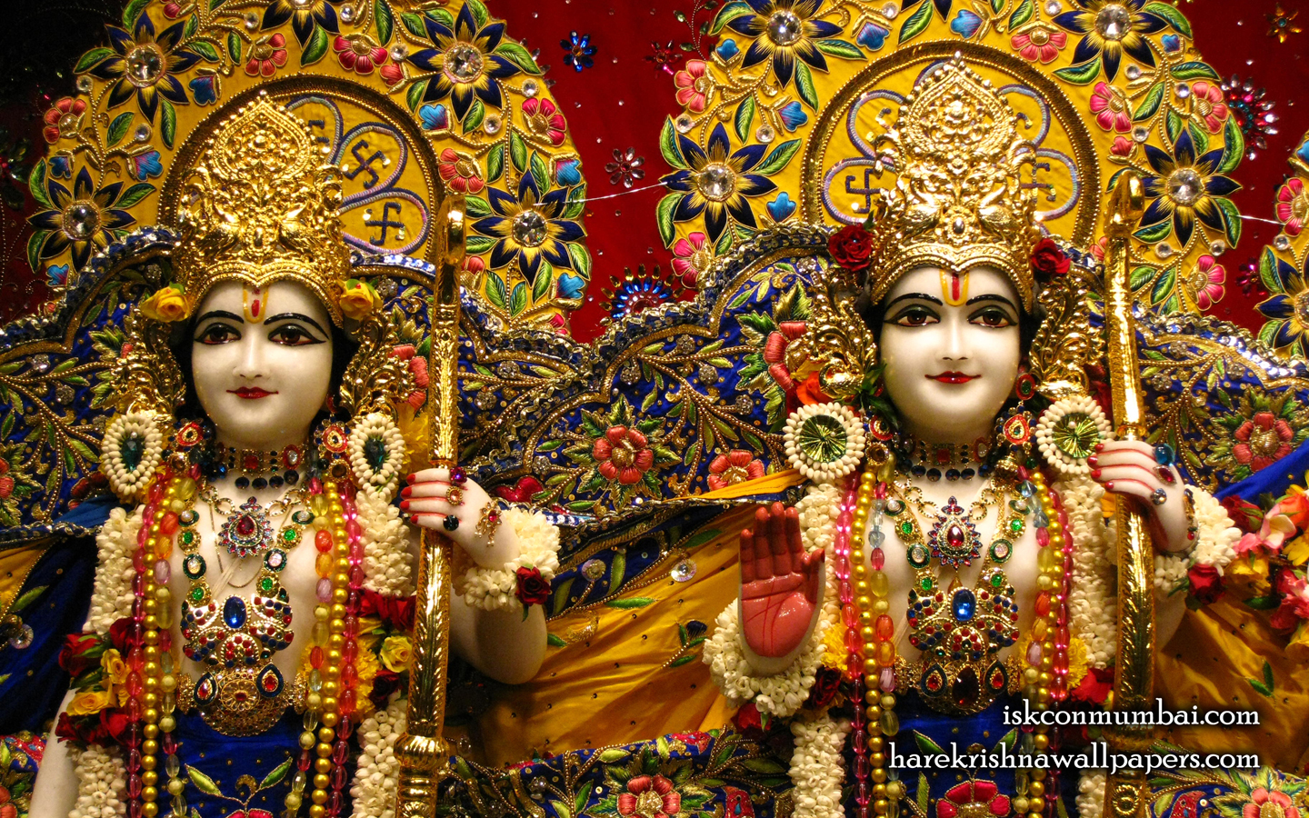 Sri Sri Rama Laxman Close up Wallpaper (003) Size 1440x900 Download