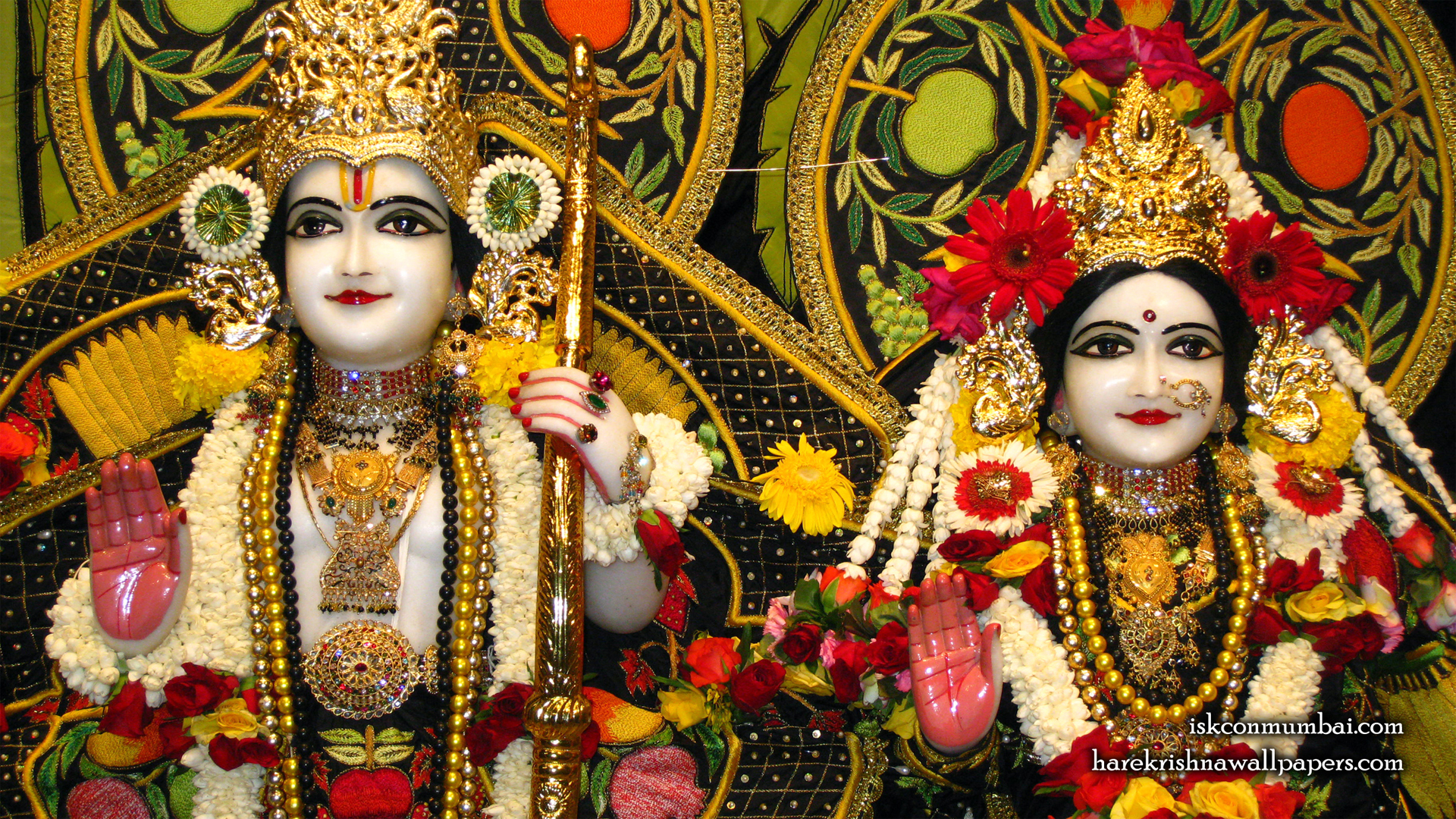 Sri Sri Sita Rama Close up Wallpaper (003) Size 1920x1080 Download