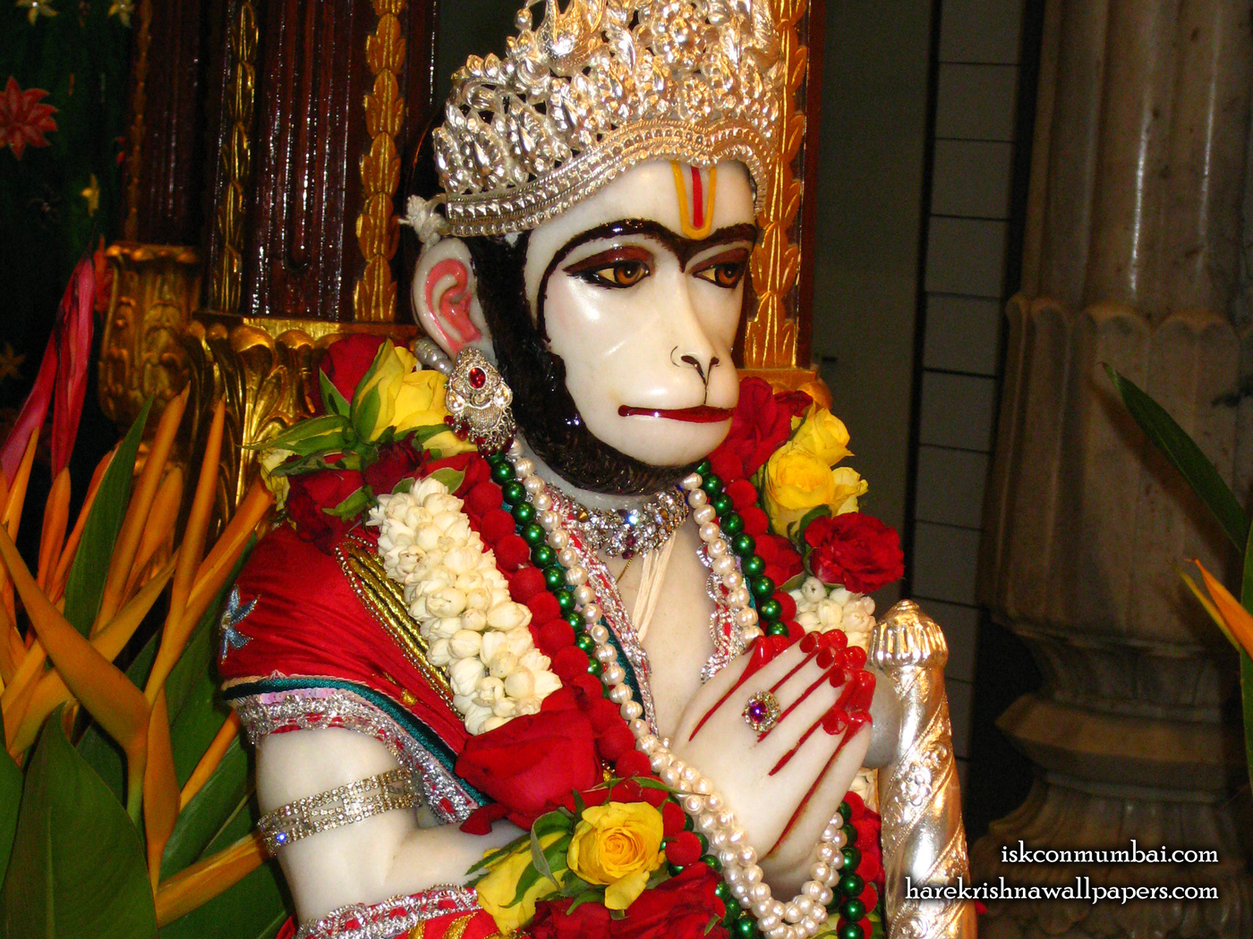 Sri Hanuman Face Wallpaper (004) Size 1400x1050 Download