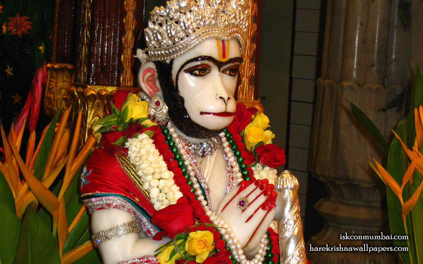 Sri Hanuman Face Wallpaper (004) Size 1440x900 Download