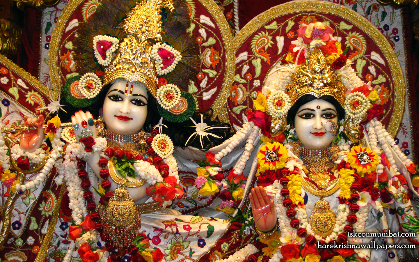 Sri Sri Radha Rasabihari Close up Wallpaper (004) Size 1440x900 Download