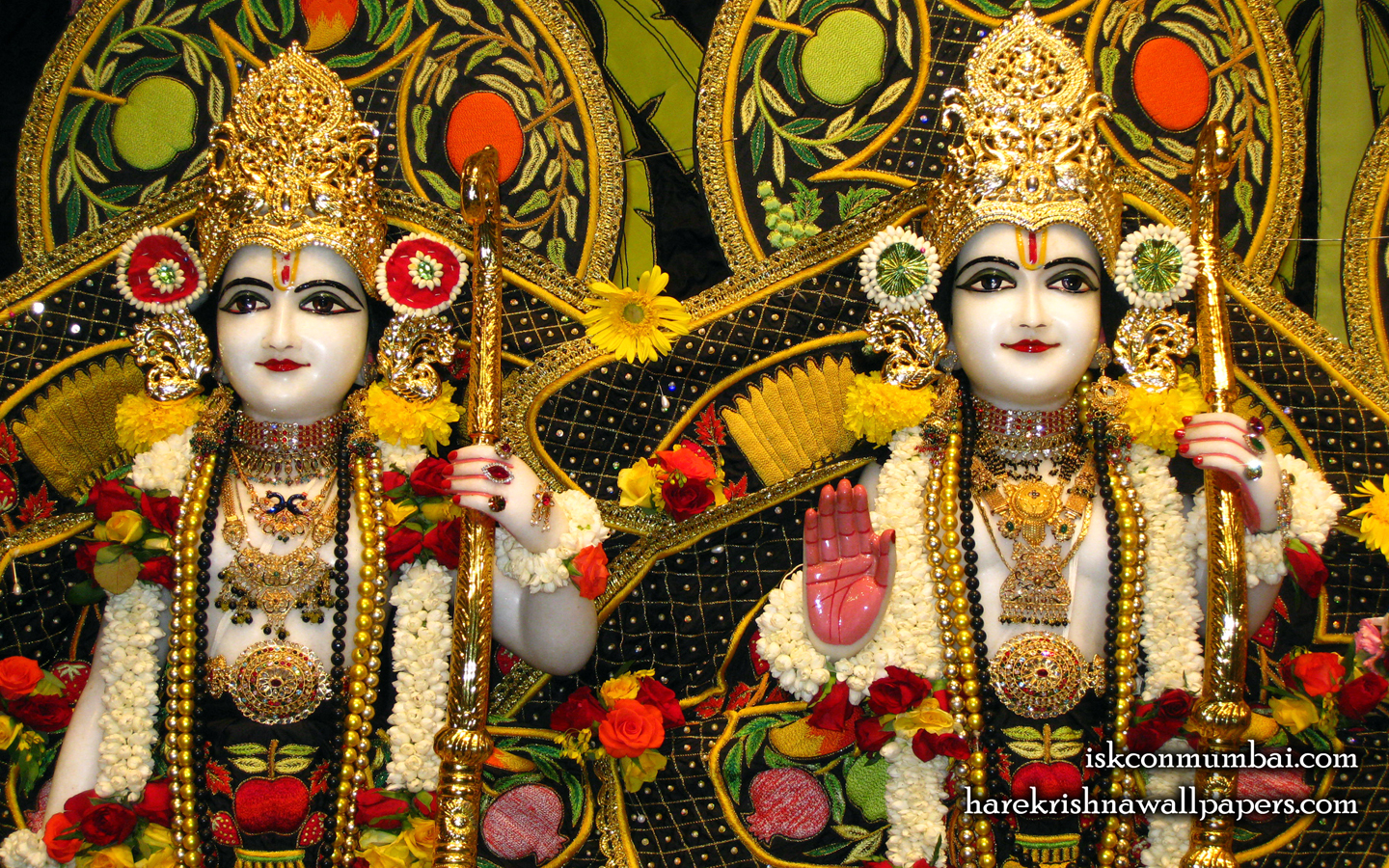 Sri Sri Rama Laxman Close up Wallpaper (004) Size 1440x900 Download