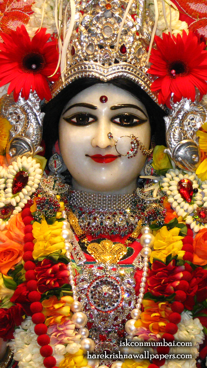 Sri Radha Face Wallpaper (005) Size 675x1200 Download