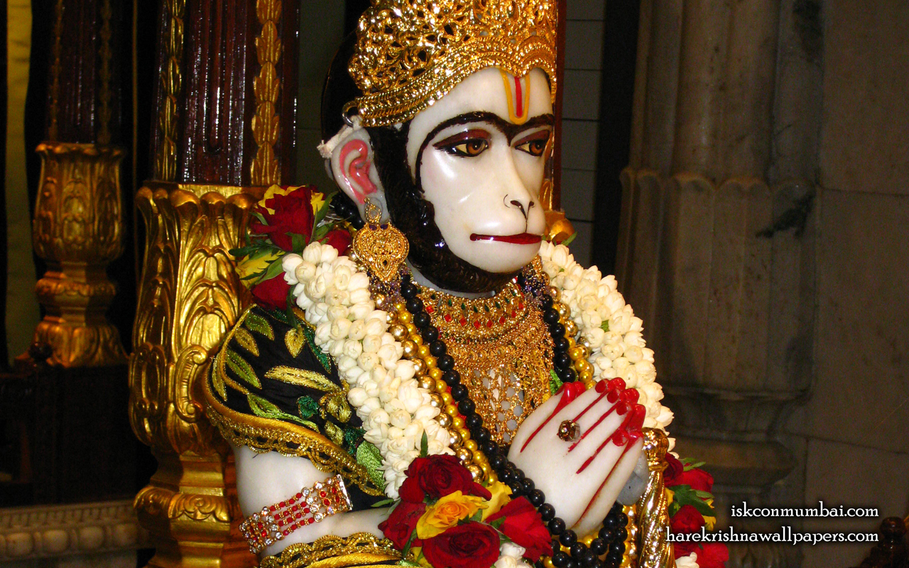 Sri Hanuman Face Wallpaper (006) Size 1280x800 Download
