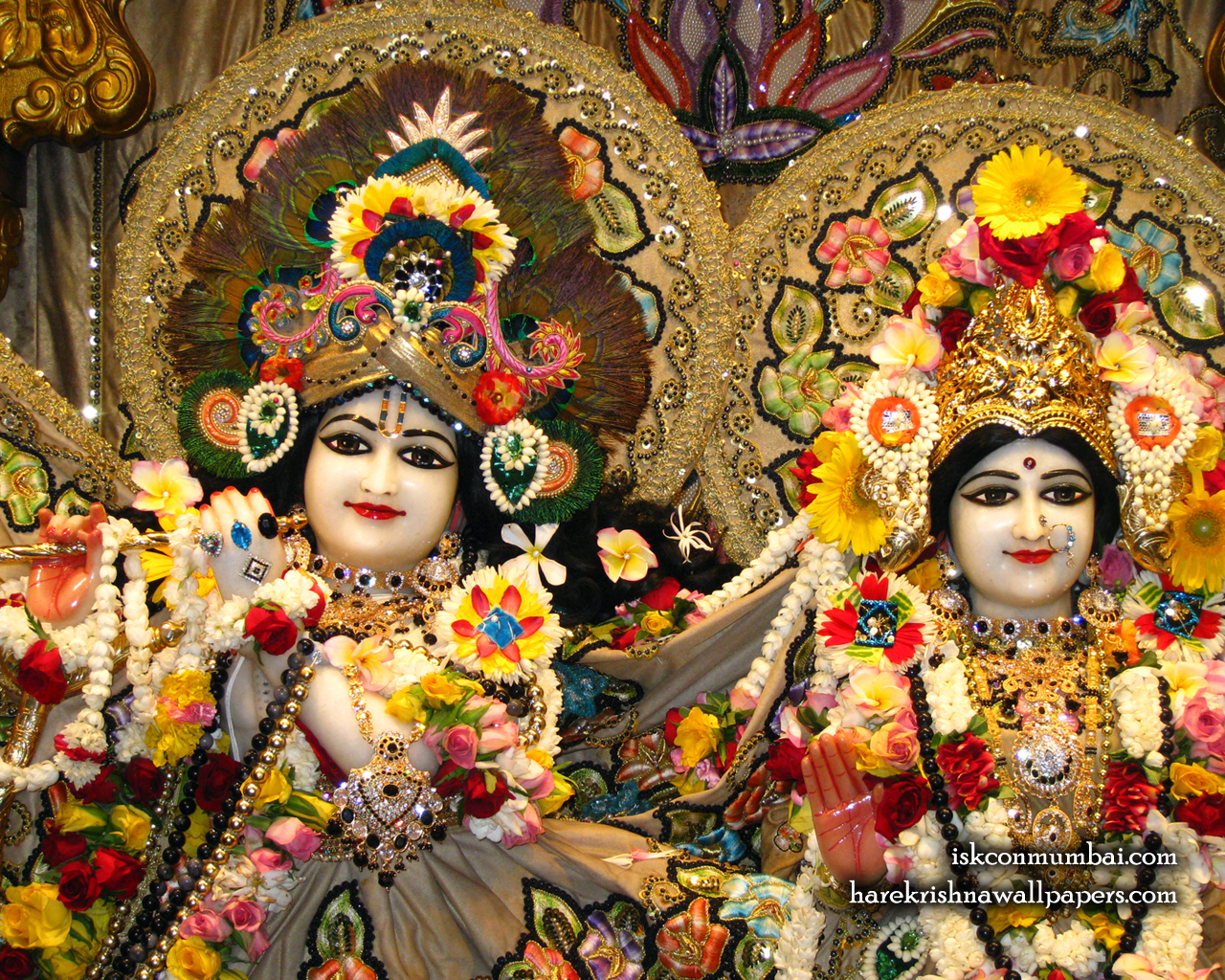 Sri Sri Radha Rasabihari Close up Wallpaper (006) Size 1280x1024 Download