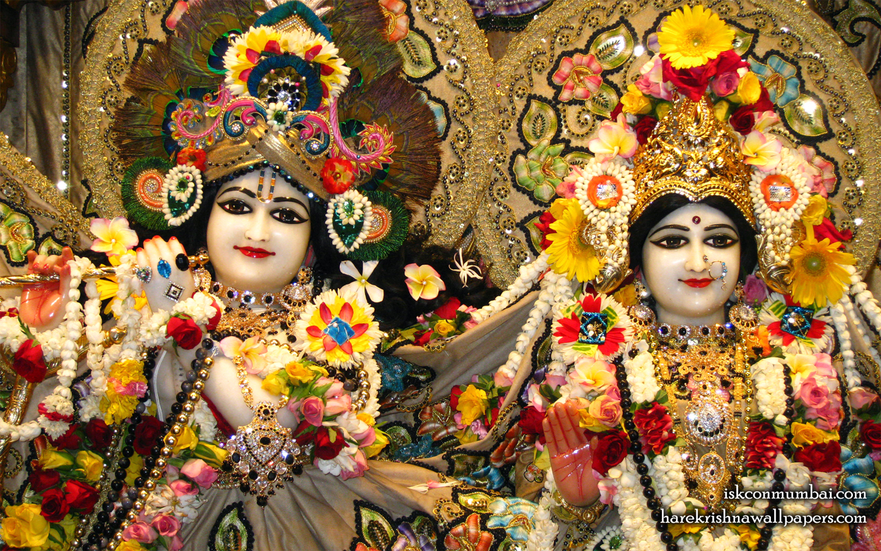 Sri Sri Radha Rasabihari Close up Wallpaper (006) Size 1280x800 Download
