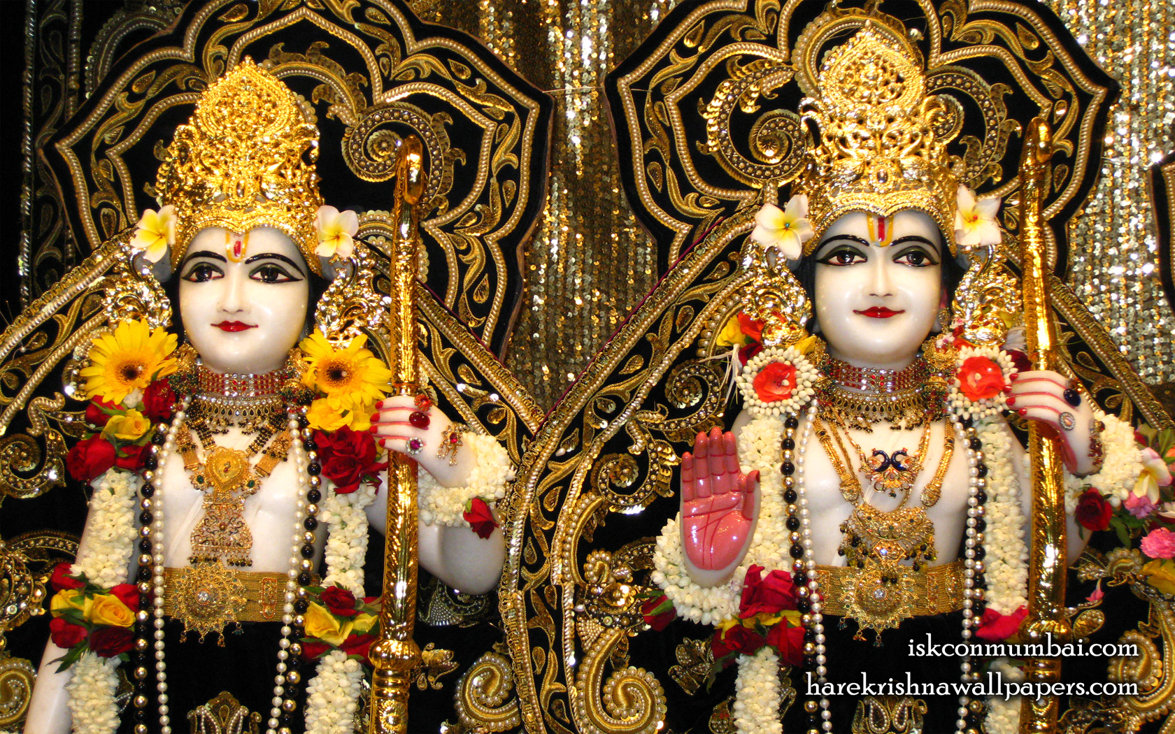 Sri Sri Rama Laxman Close up Wallpaper (006) Size 1680x1050 Download