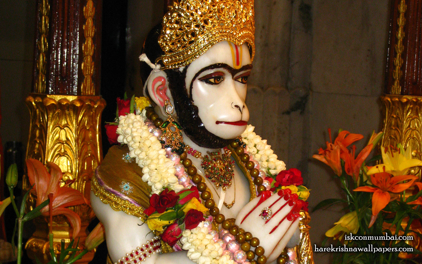 Sri Hanuman Face Wallpaper (007) Size 1440x900 Download