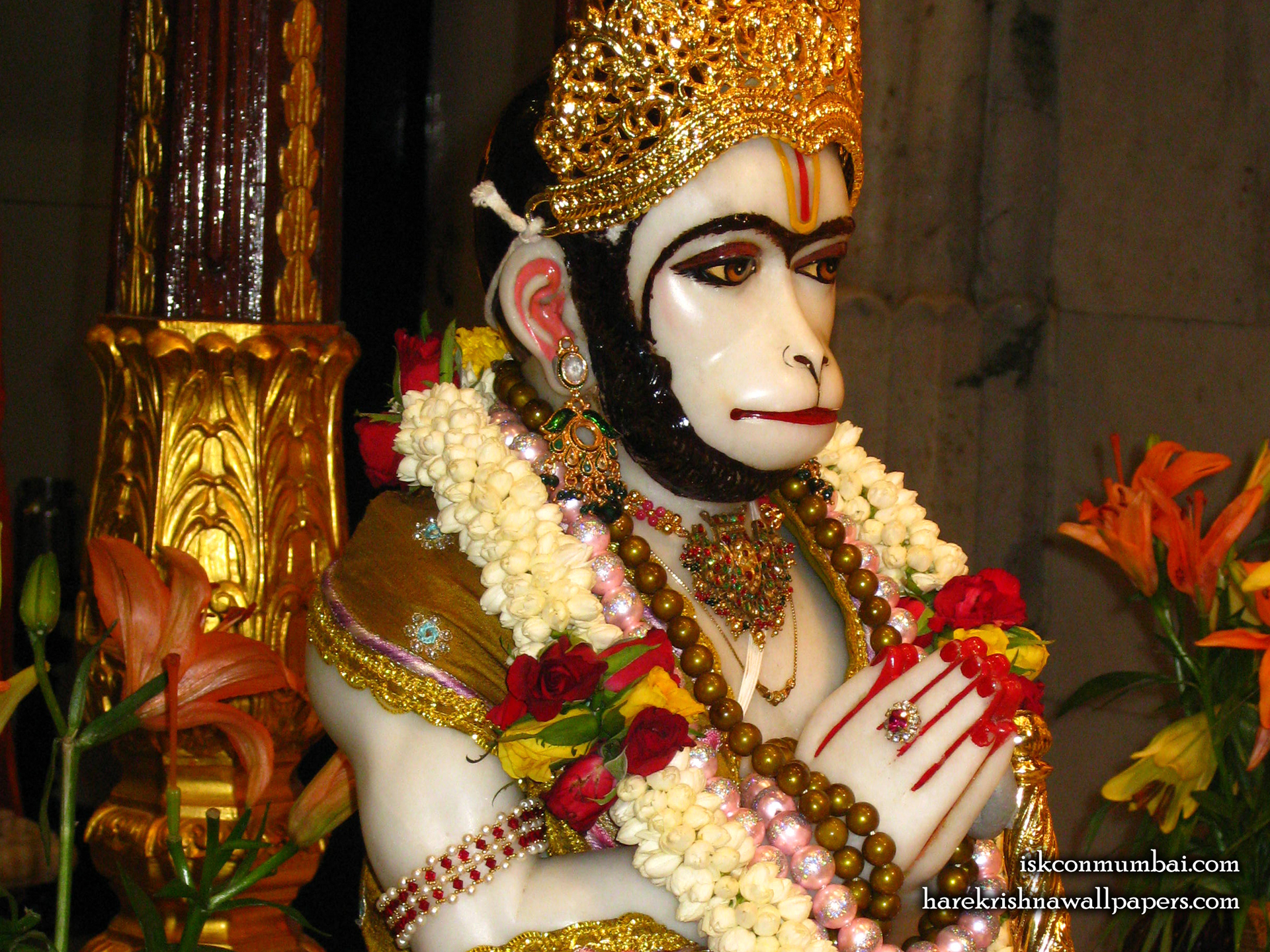 Sri Hanuman Face Wallpaper (007) Size 1920x1440 Download