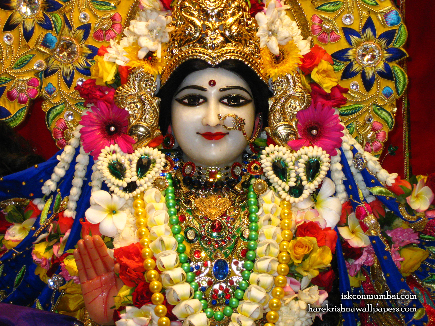 Sri Radha Face Wallpaper (007) Size 1400x1050 Download