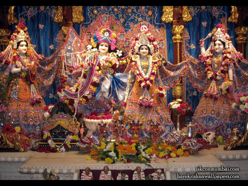 Sri Sri Radha Rasabihari Lalita Vishakha Wallpaper (007) Size 1024x768 Download