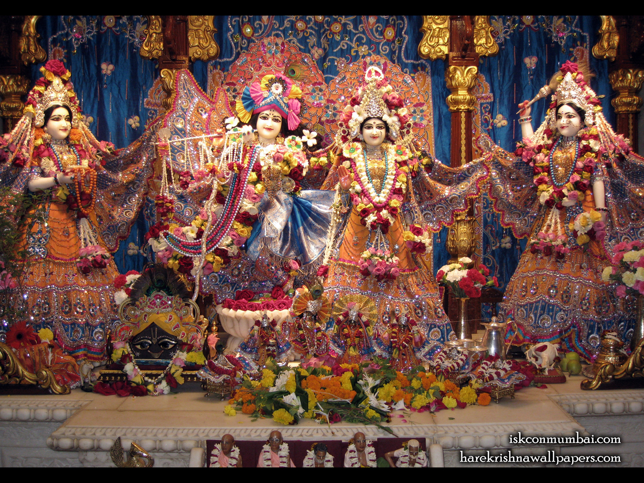 Sri Sri Radha Rasabihari Lalita Vishakha Wallpaper (007) Size 1280x960 Download