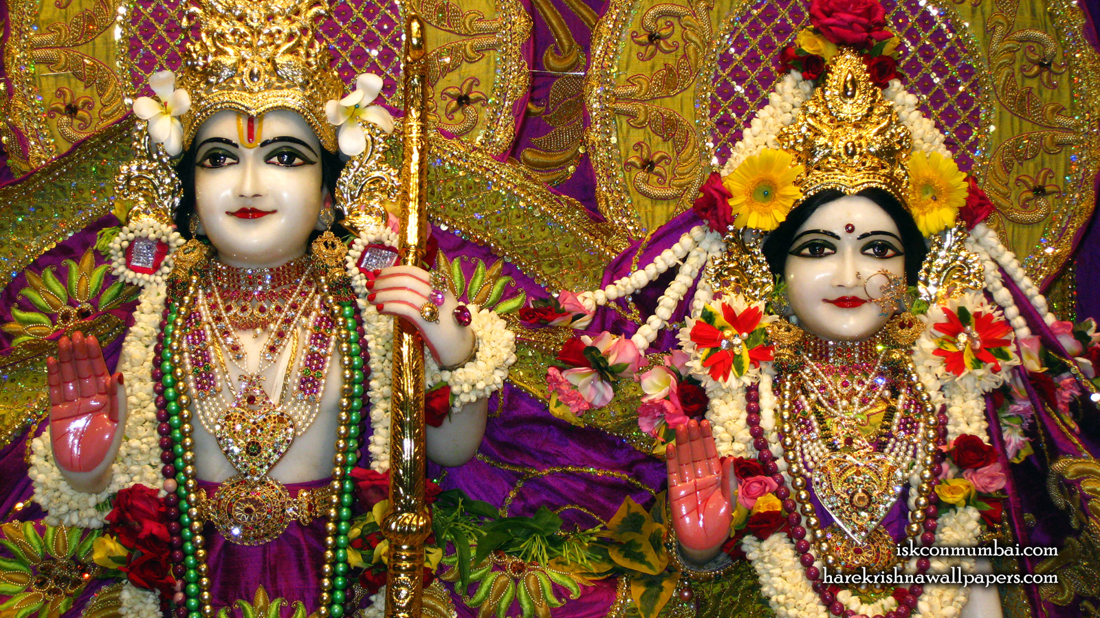 Sri Sri Sita Rama Close up Wallpaper (007) Size 1600x900 Download