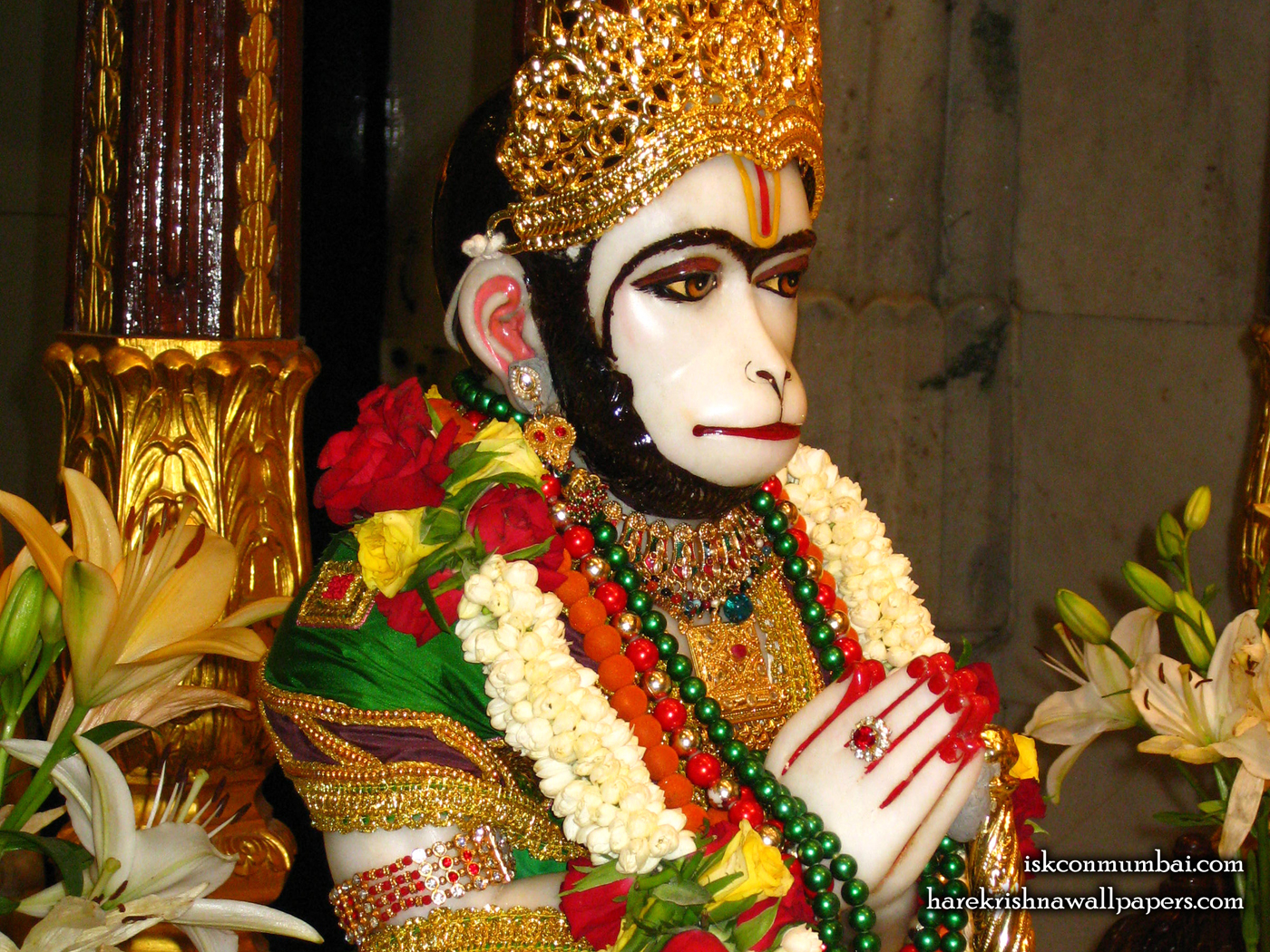 Sri Hanuman Face Wallpaper (008) Size 1400x1050 Download