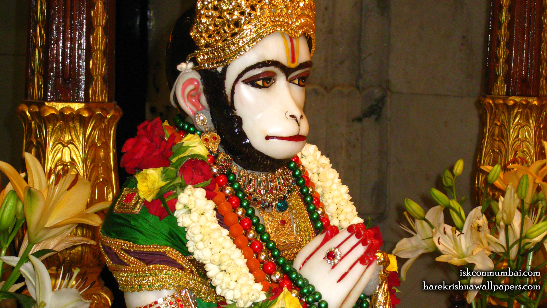 Sri Hanuman Face Wallpaper (008) Size 1920x1080 Download