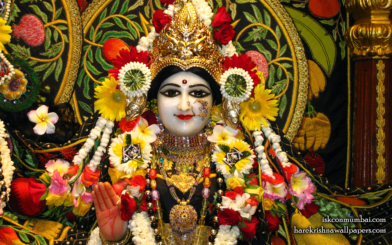 Sri Radha Face Wallpaper (008) Size 1280x800 Download