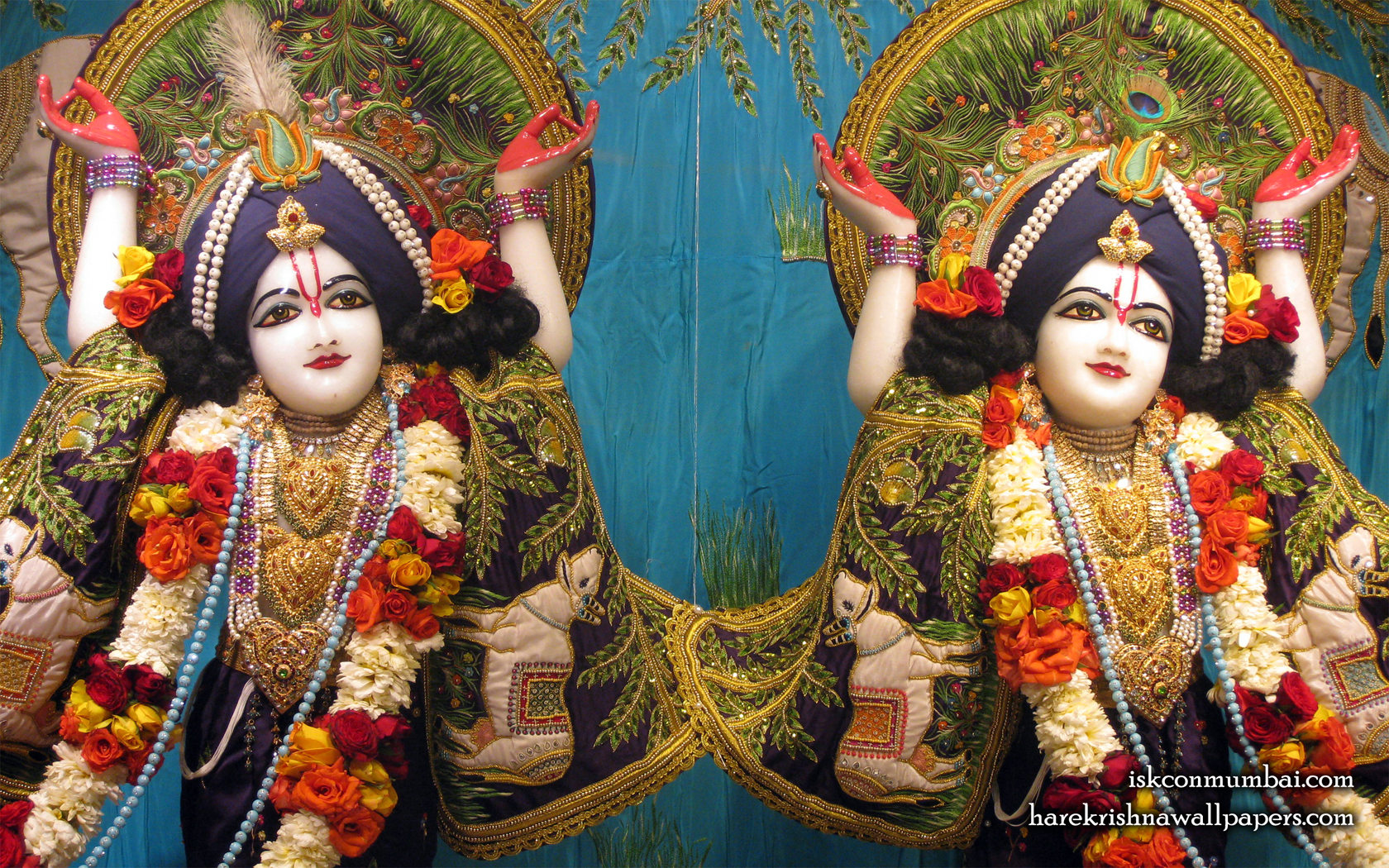 Sri Sri Gaura Nitai Close up Wallpaper (008) Size 1680x1050 Download