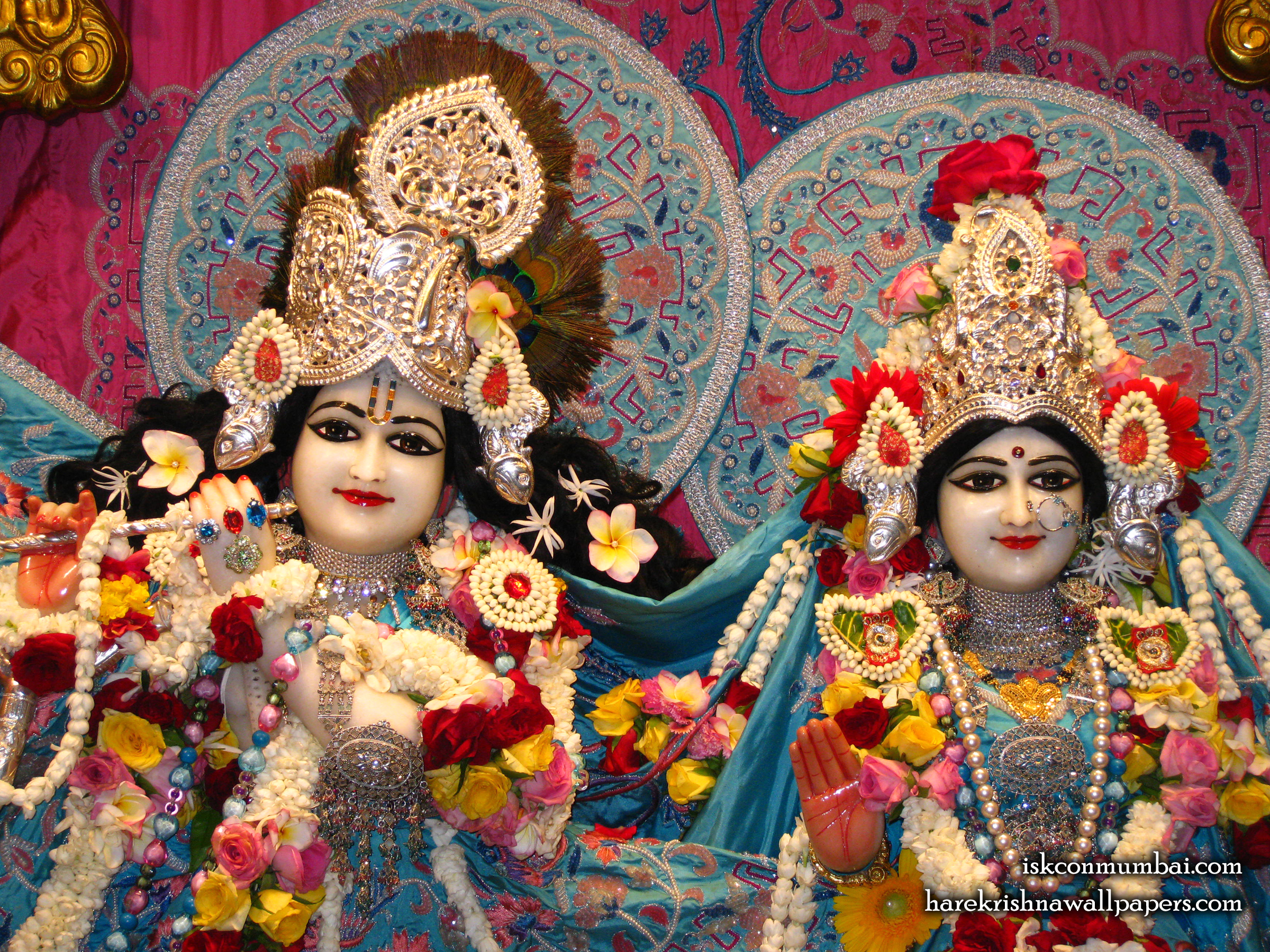 Sri Sri Radha Rasabihari Close up Wallpaper (008) Size 2400x1800 Download