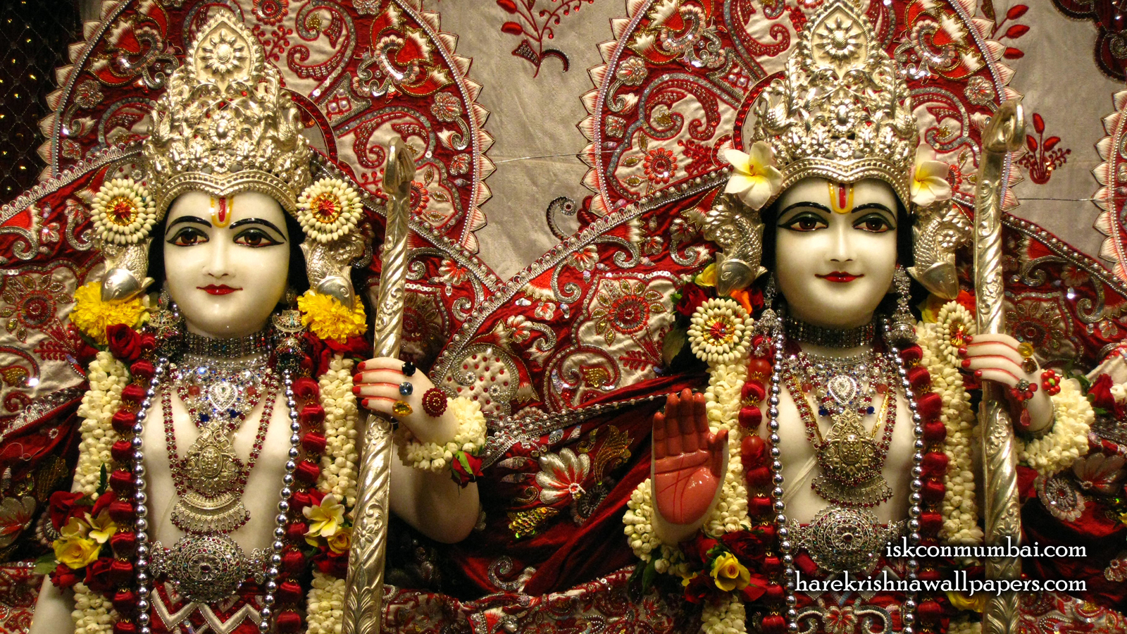 Sri Sri Rama Laxman Close up Wallpaper (008) Size 1600x900 Download