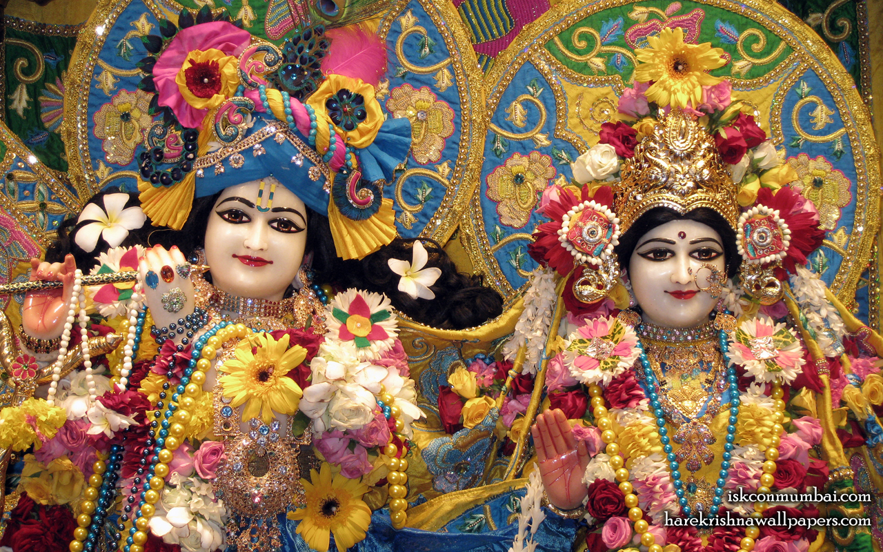 Sri Sri Radha Rasabihari Close up Wallpaper (009) Size 1280x800 Download