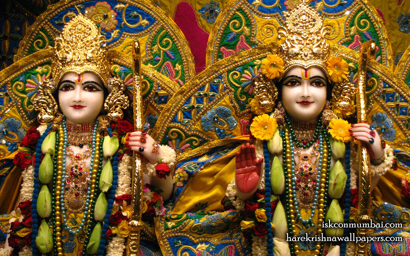Sri Sri Rama Laxman Close up Wallpaper (009) Size 1440x900 Download