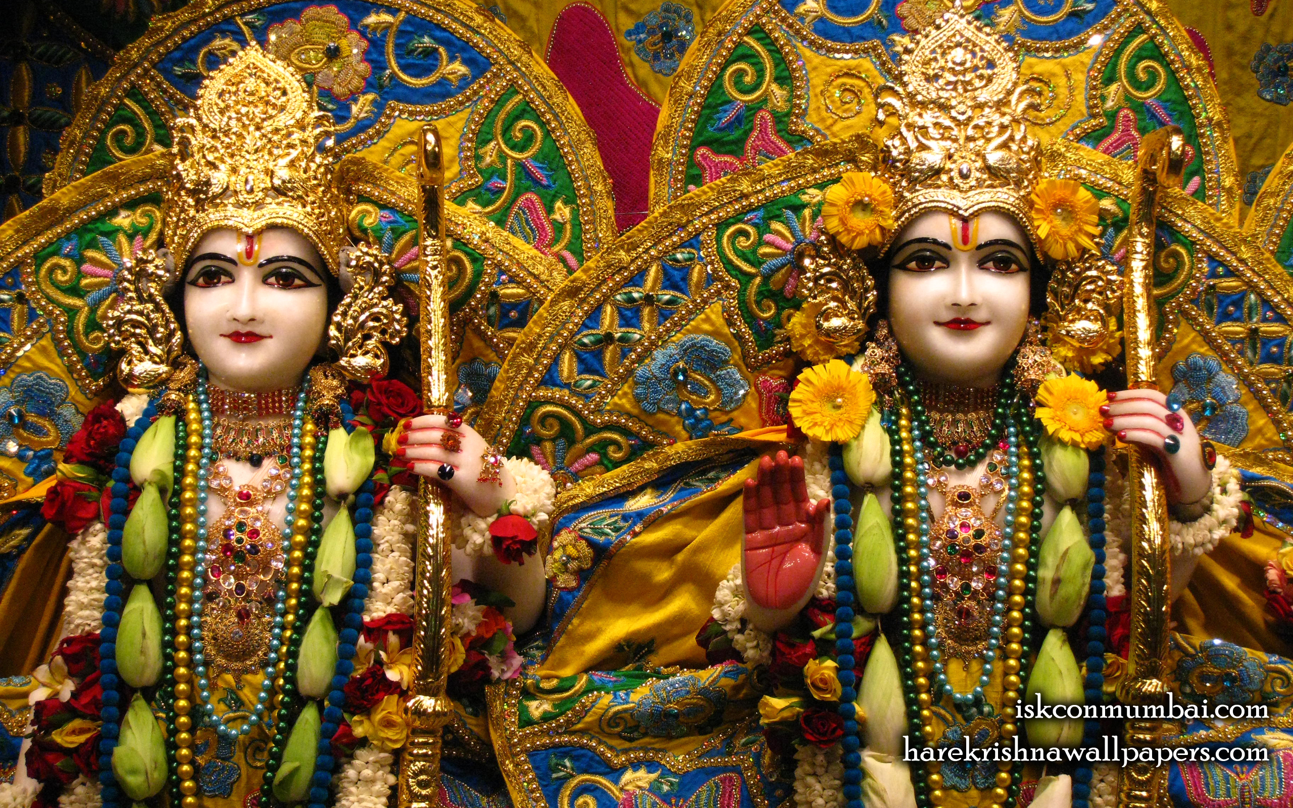 Sri Sri Rama Laxman Close up Wallpaper (009) Size 2560x1600 Download