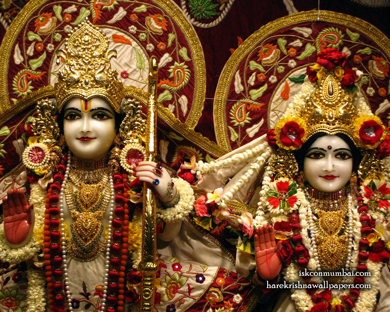 Sri Sri Sita Rama Close up Wallpaper (009) Size 1280x1024 Download