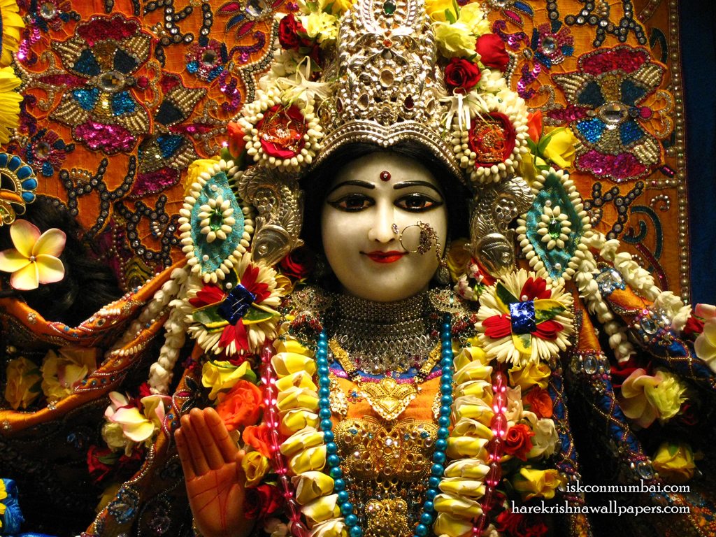 Sri Radha Face Wallpaper (010) Size 1024x768 Download