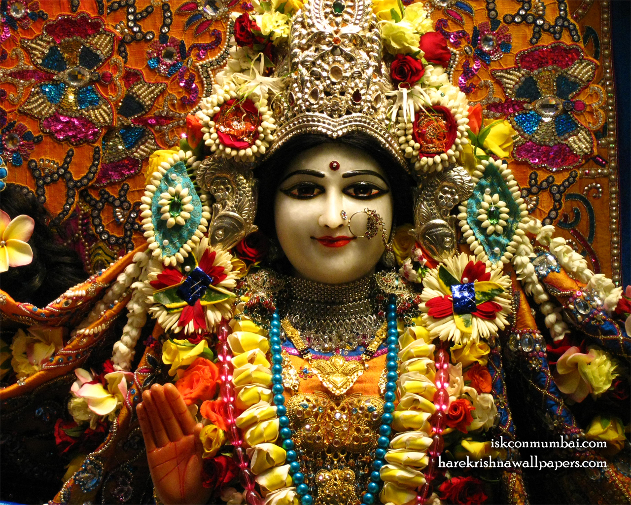 Sri Radha Face Wallpaper (010) Size 1280x1024 Download